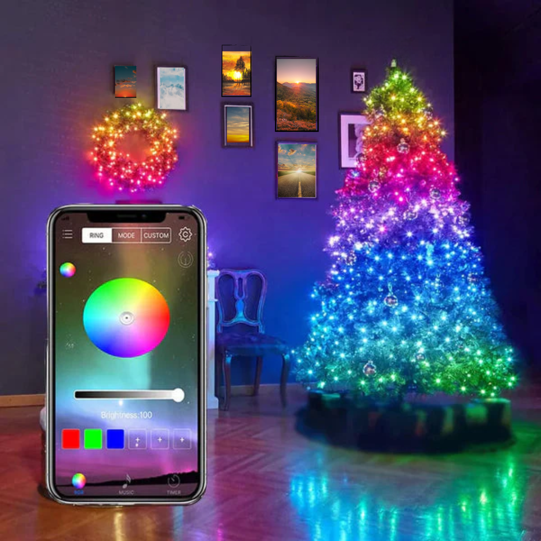 Luces LED Inteligentes RGB de Navidad - 10 Metros / Envío Gratis