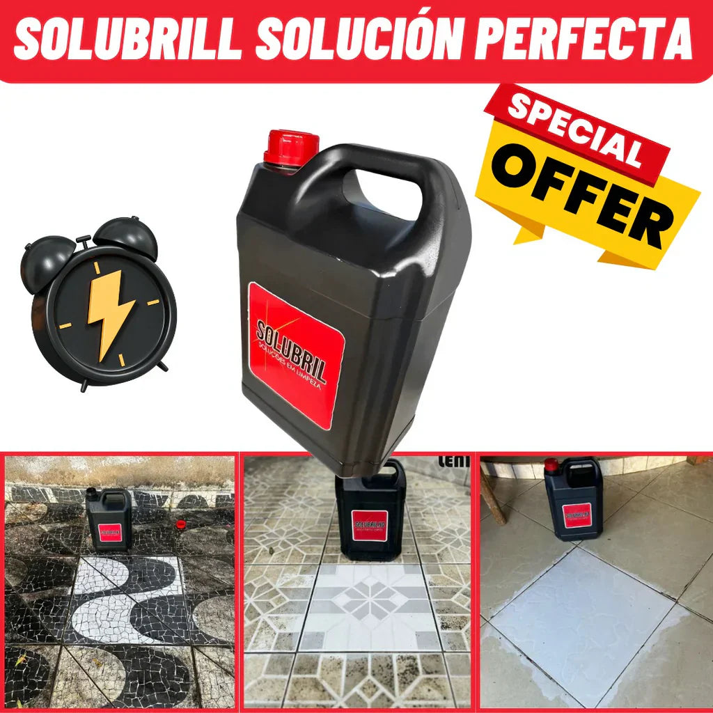 SOLUBRIL SOLUCIÓN EN LIMPIEZA PARA PISOS 1 LITRO / ENVIO GRATIS