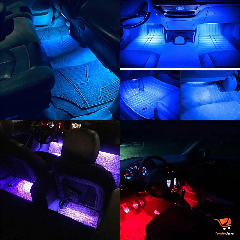 LED RGB para Piso de Interior de Coche / Envio Gratis