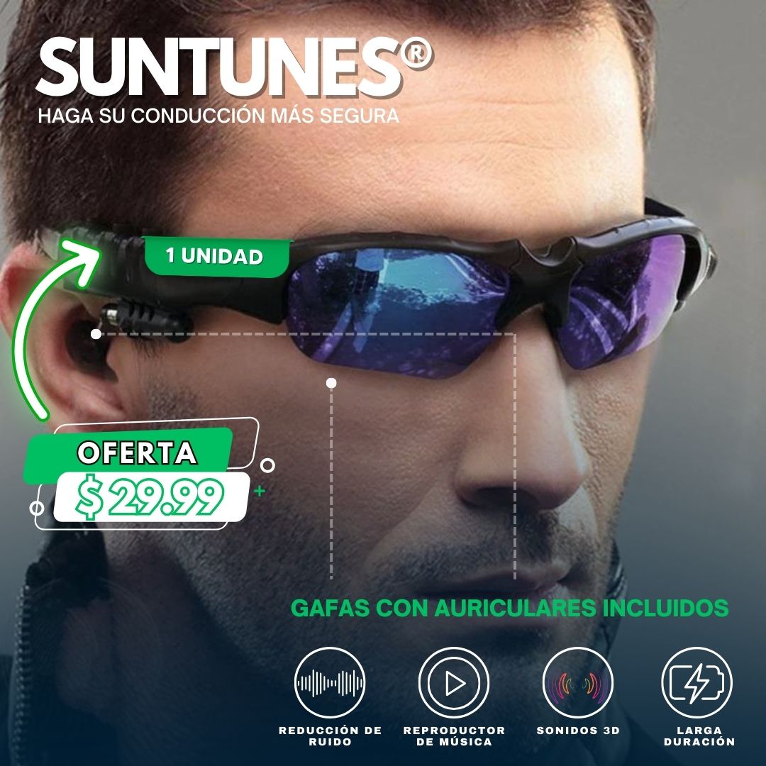 Gafas de Sol Polarizadas con Bluetooth 4.1